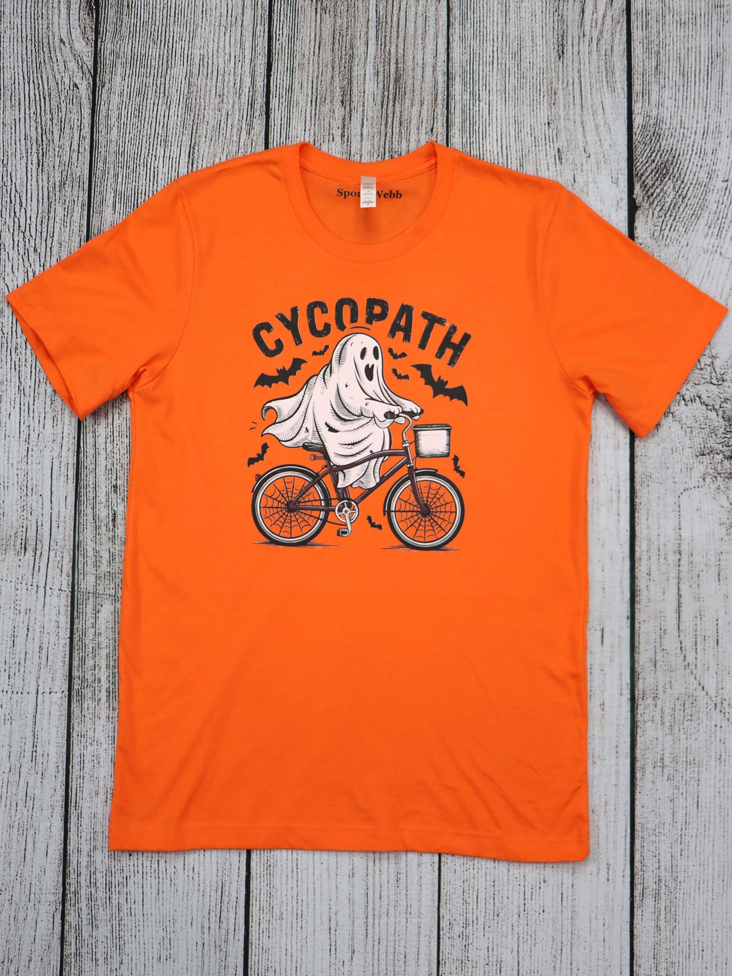 Cycopath- Bike Ghost- Orange Tee