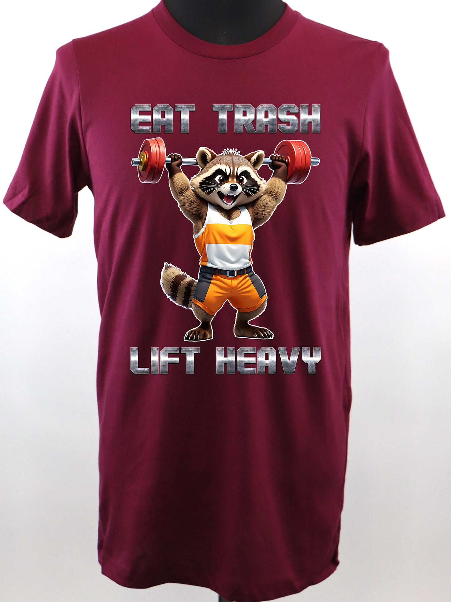 Eat Trash Lift Heavy Raccoon- Variety of Colors