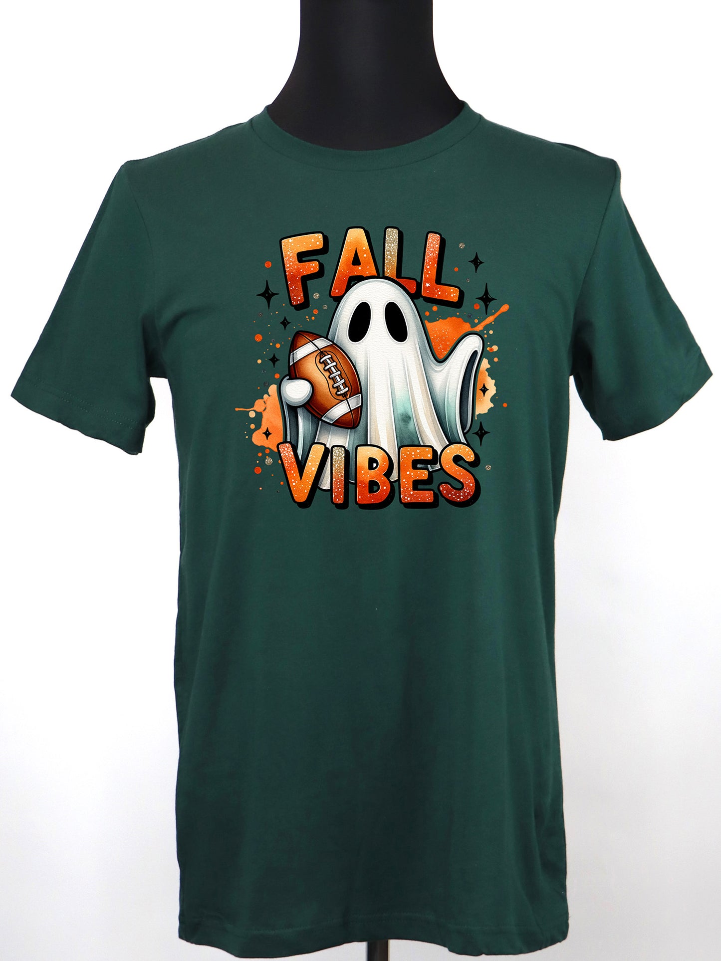 Fall Vibes- Football Ghost- Variety of Colors