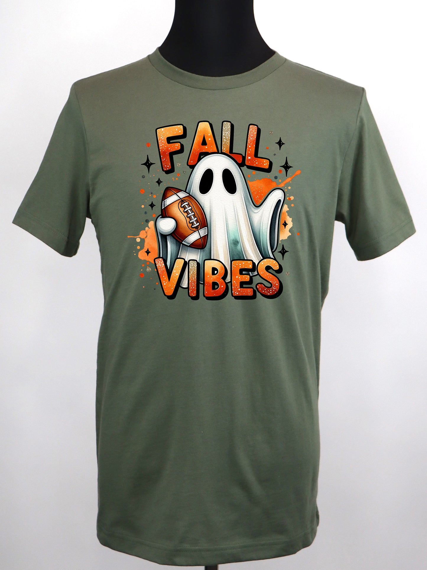 Fall Vibes- Football Ghost- Variety of Colors