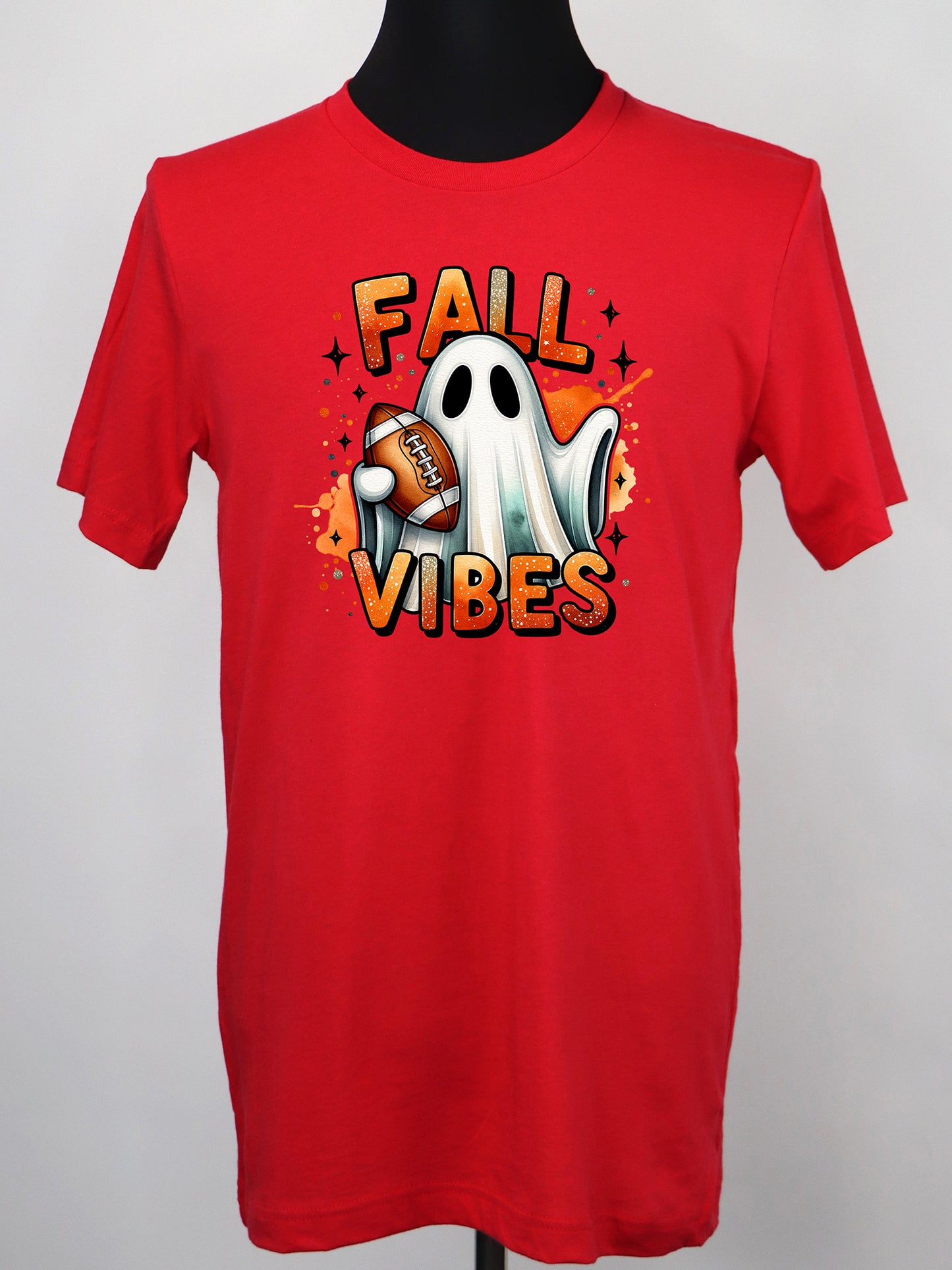 Fall Vibes- Football Ghost- Variety of Colors