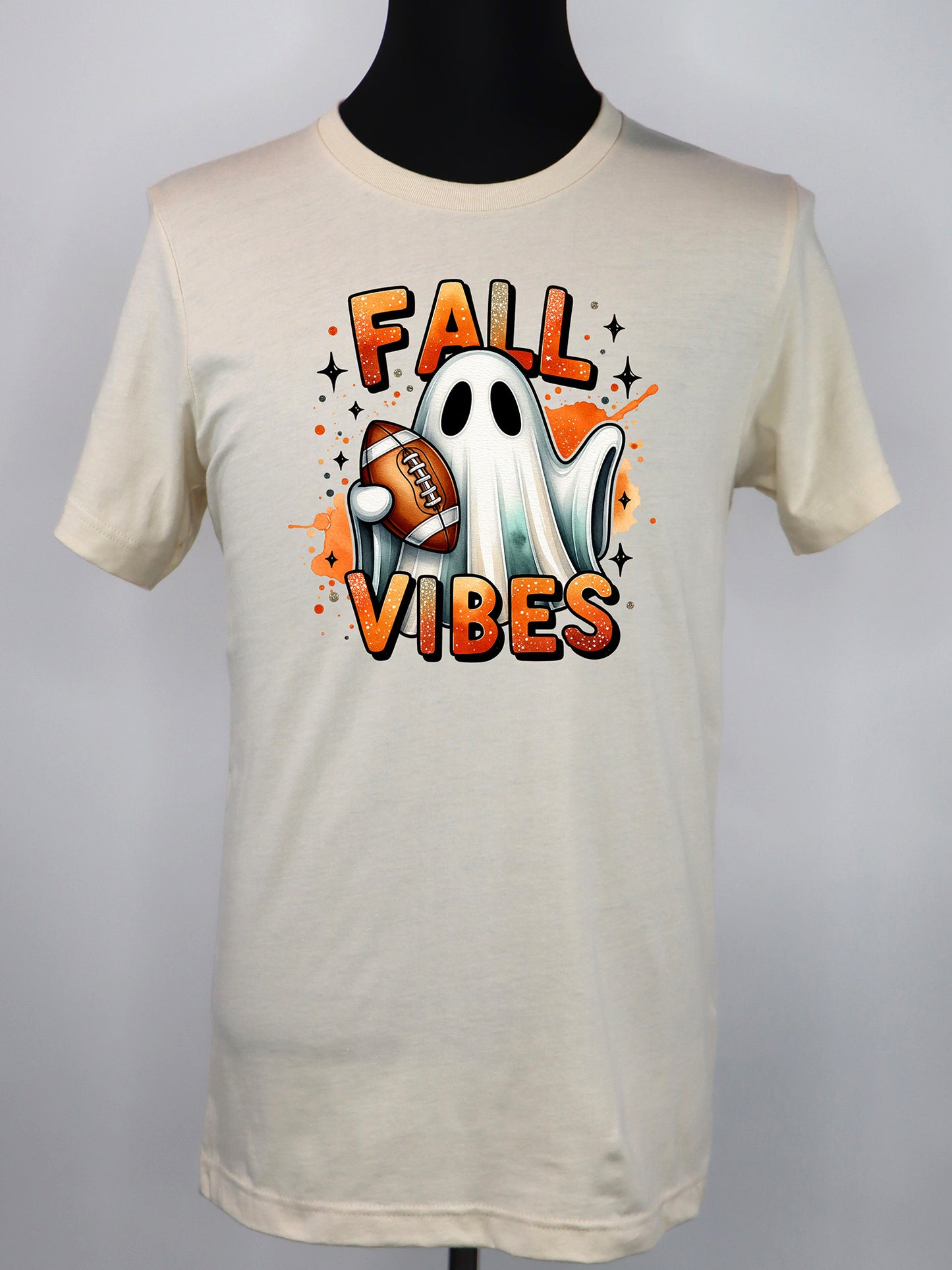 Fall Vibes- Football Ghost- Variety of Colors