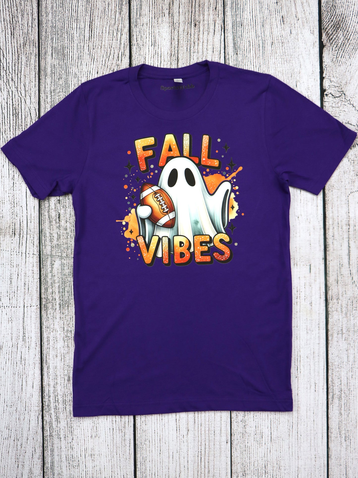 Fall Vibes- Football Ghost- Variety of Colors