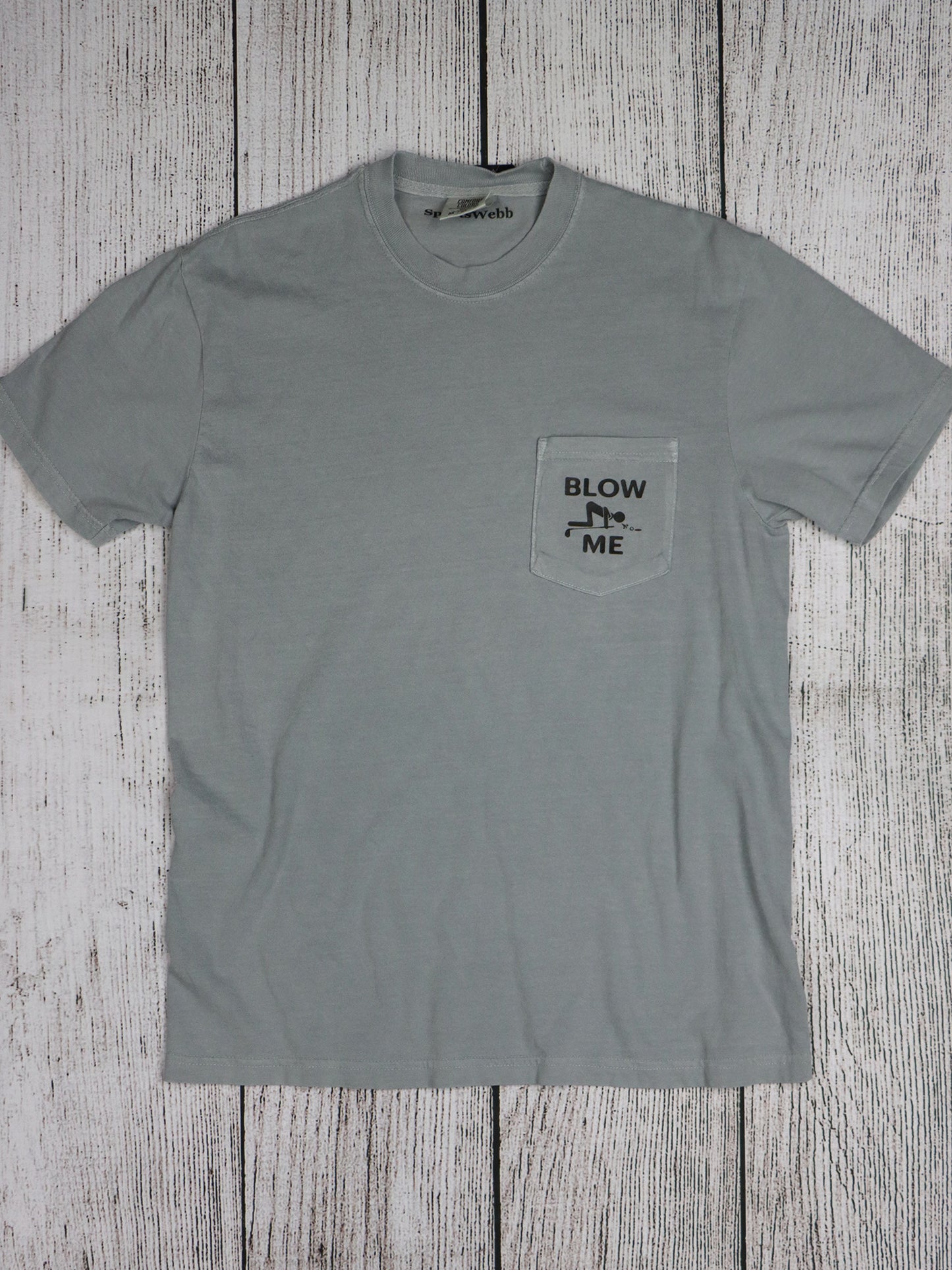 Golf- Blow Me POCKET TEE- Multiple Colors
