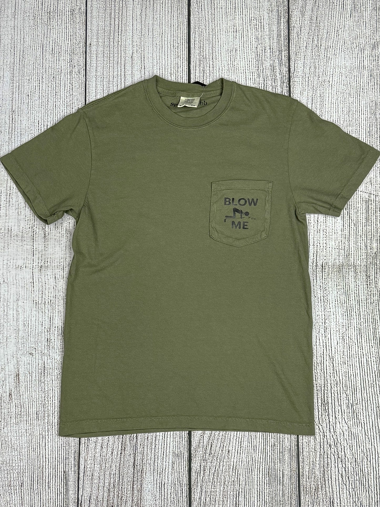 Golf- Blow Me POCKET TEE- Multiple Colors