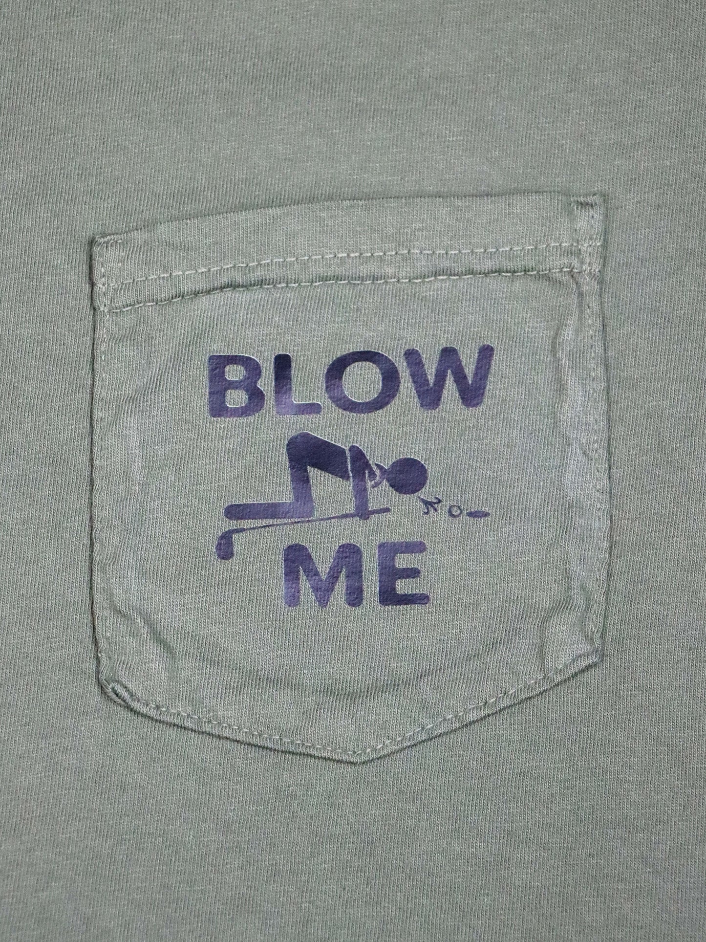 Golf- Blow Me POCKET TEE- Multiple Colors