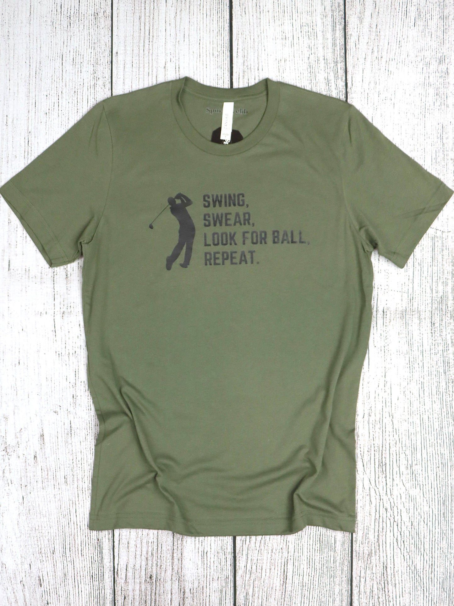 Golf- Swing. Swear. Look for ball. Repeat. TEE- Multiple Colors