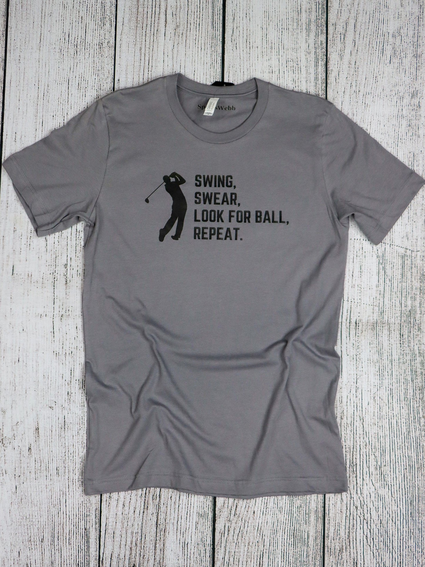 Golf- Swing. Swear. Look for ball. Repeat. TEE- Multiple Colors