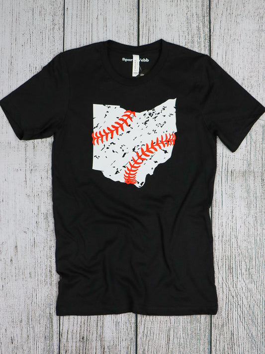 Ohio Baseball TEE- Black