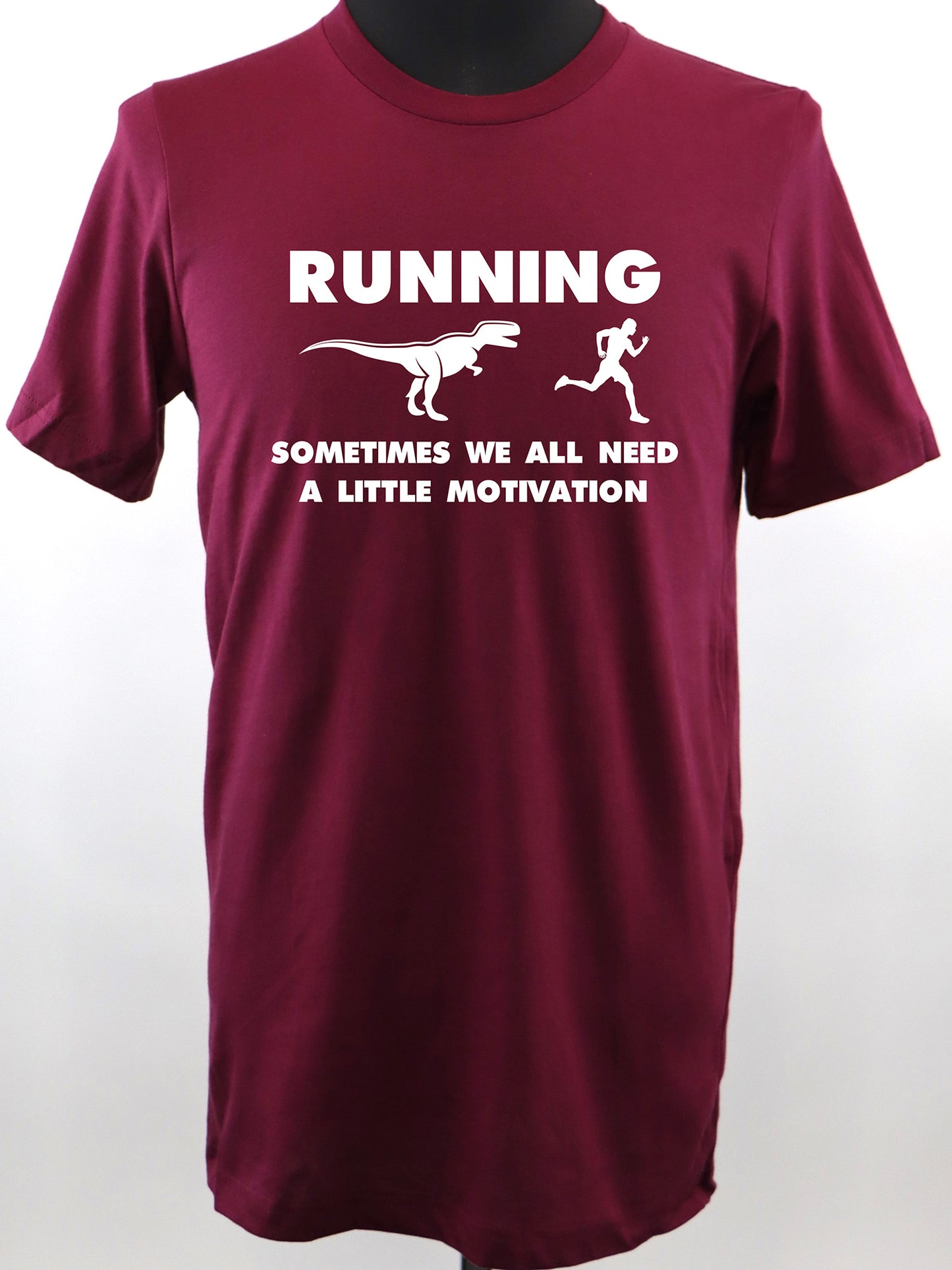 Running- Dinosaur Motivation (white)- Variety of Colors