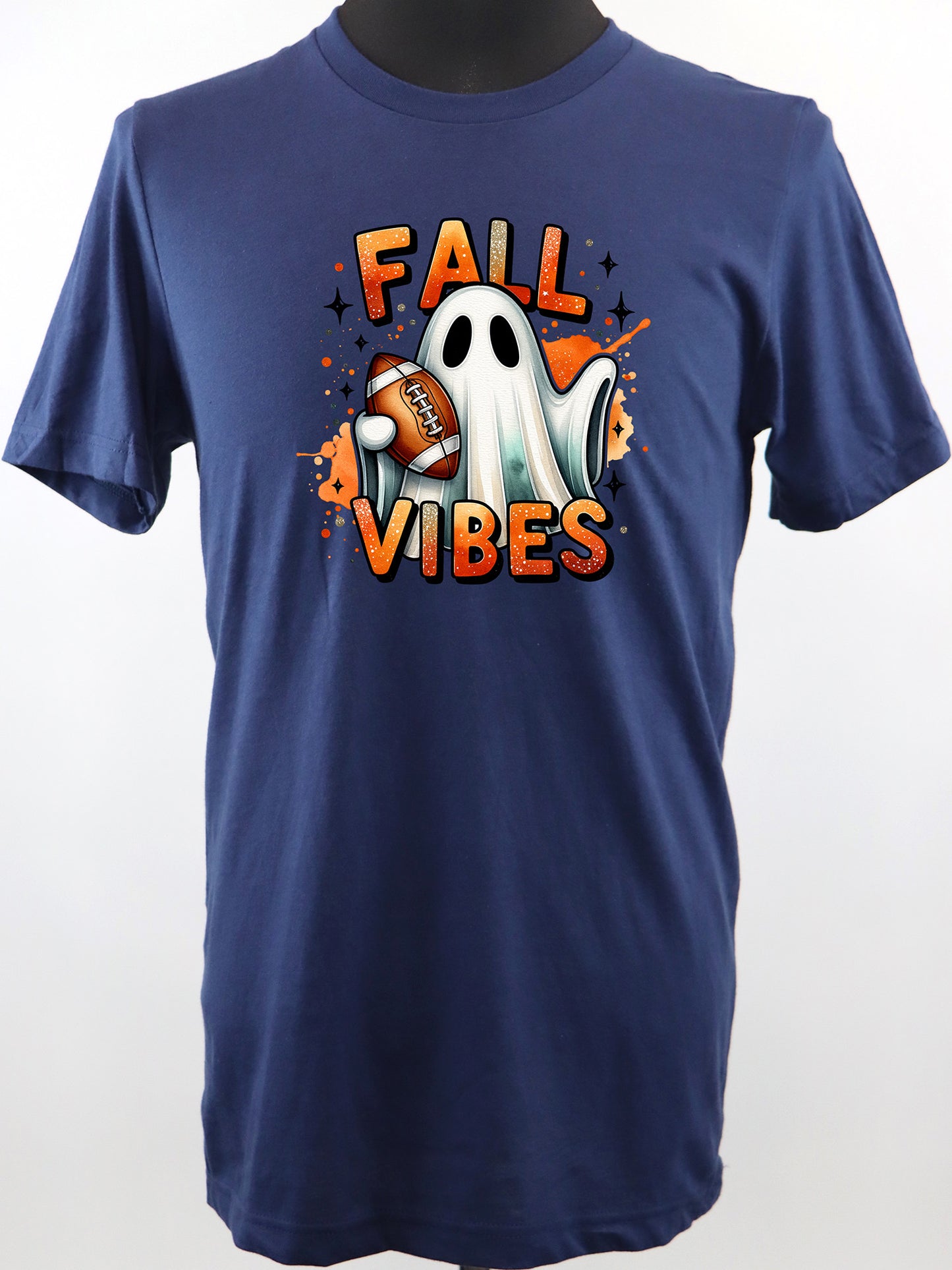 Fall Vibes- Football Ghost- Variety of Colors