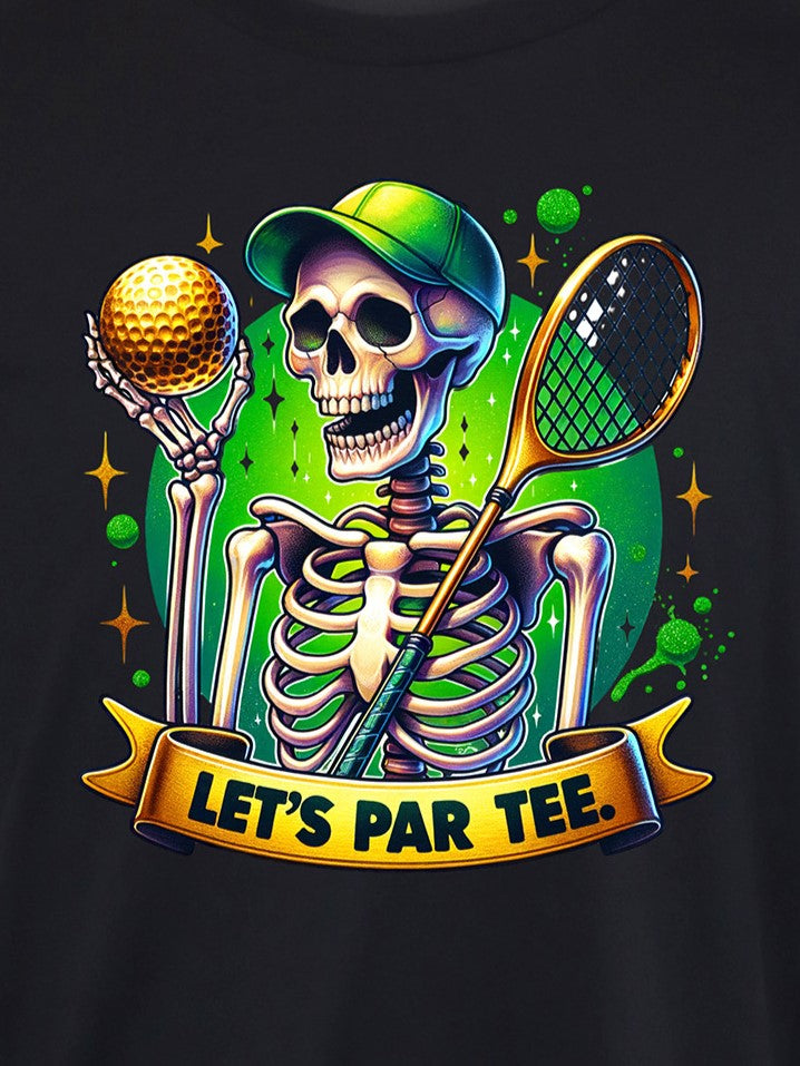 Let’s Par Tee Skeleton Golfer TEE- Multiple Colors