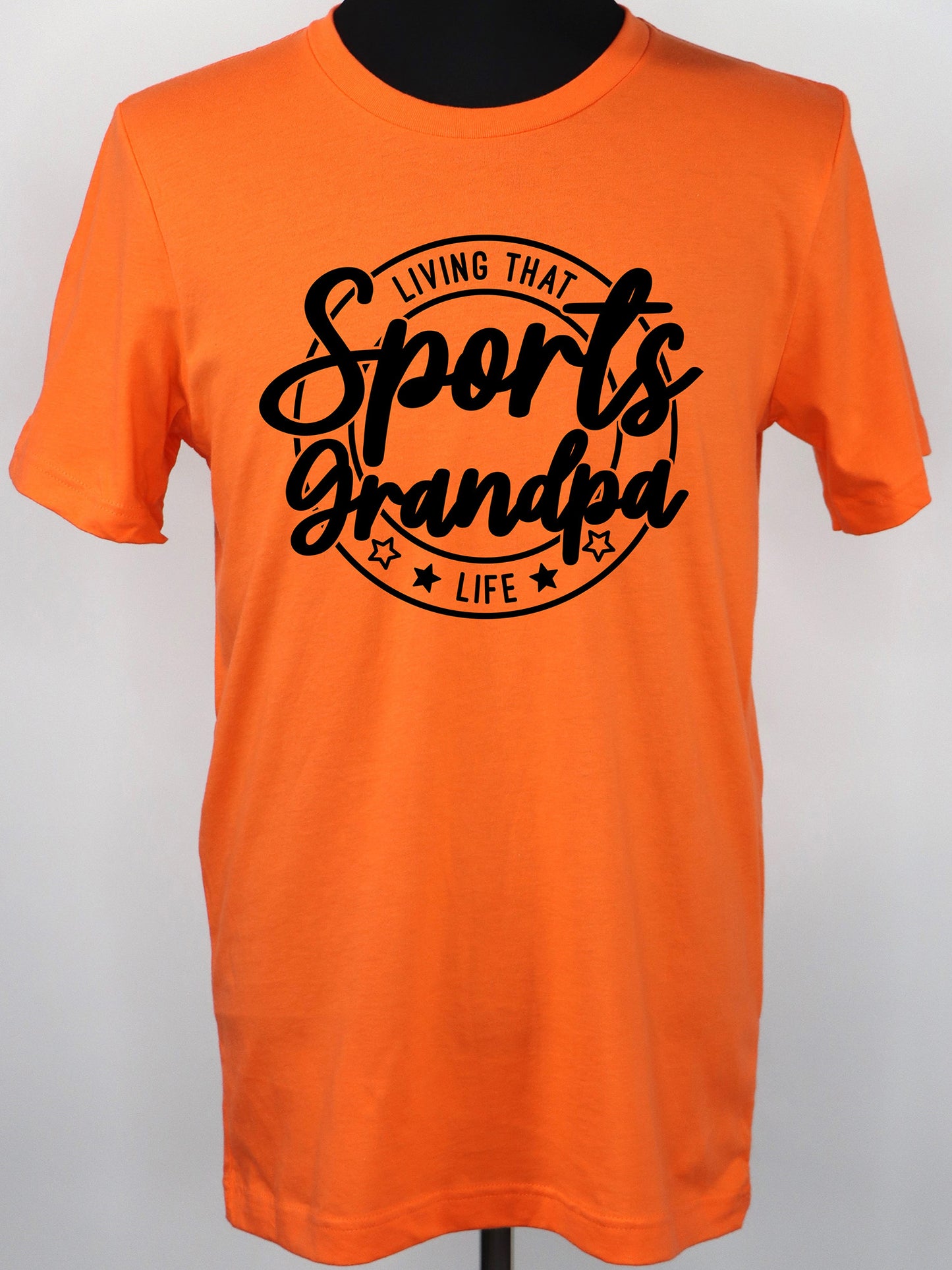 Living that Sports Grandpa Life (black) TEE- Multiple Colors