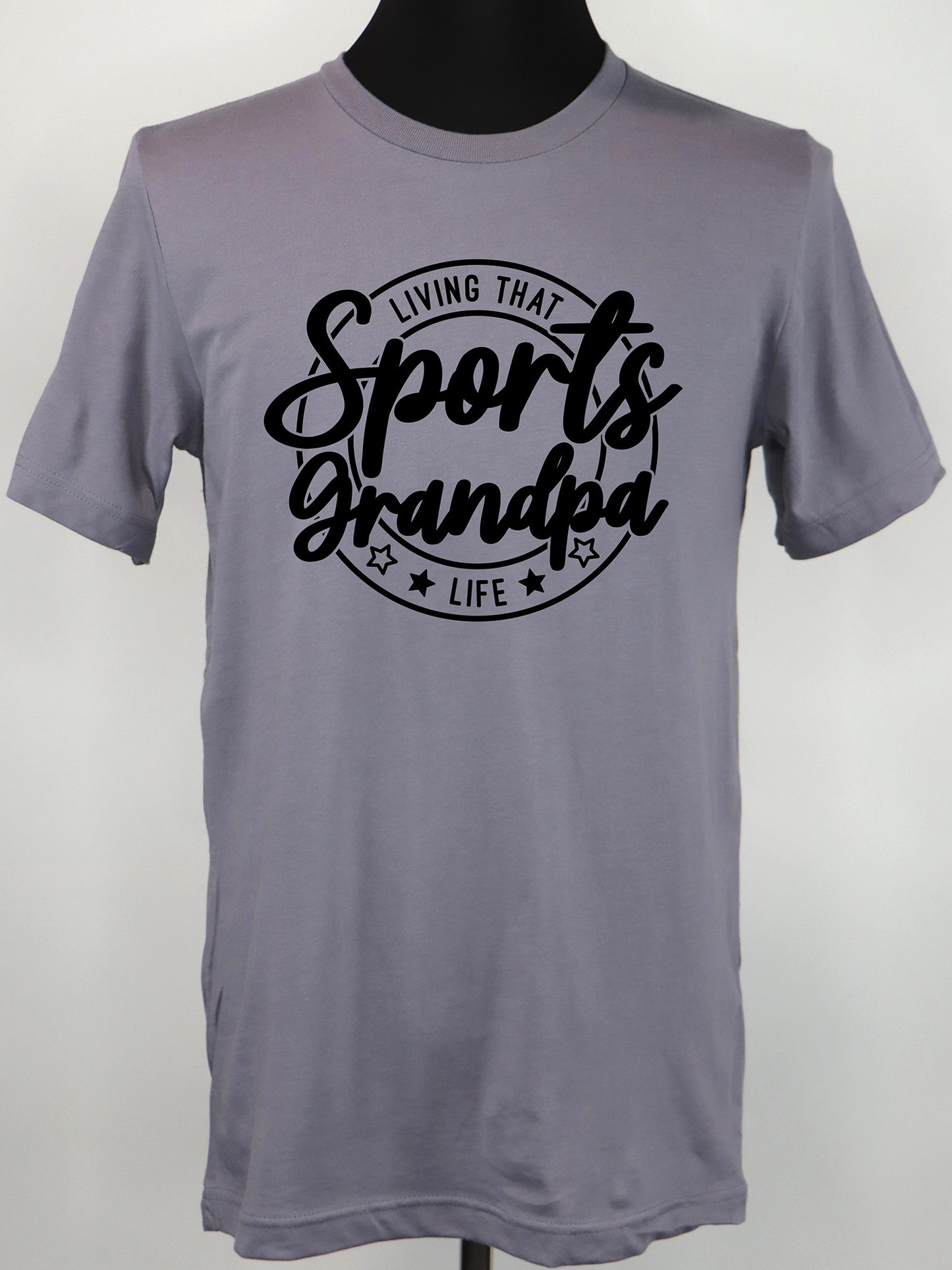Living that Sports Grandpa Life (black) TEE- Multiple Colors
