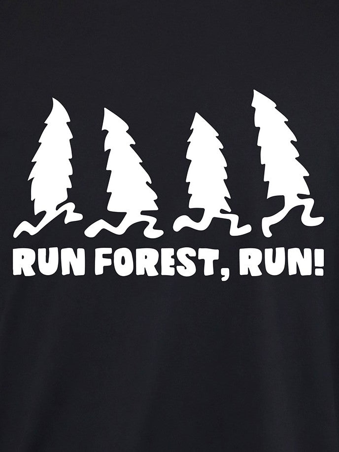 Run Forest Run (white) TEE- Multiple Colors
