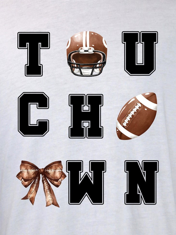 Touchdown- Football (black)- Variety of Colors