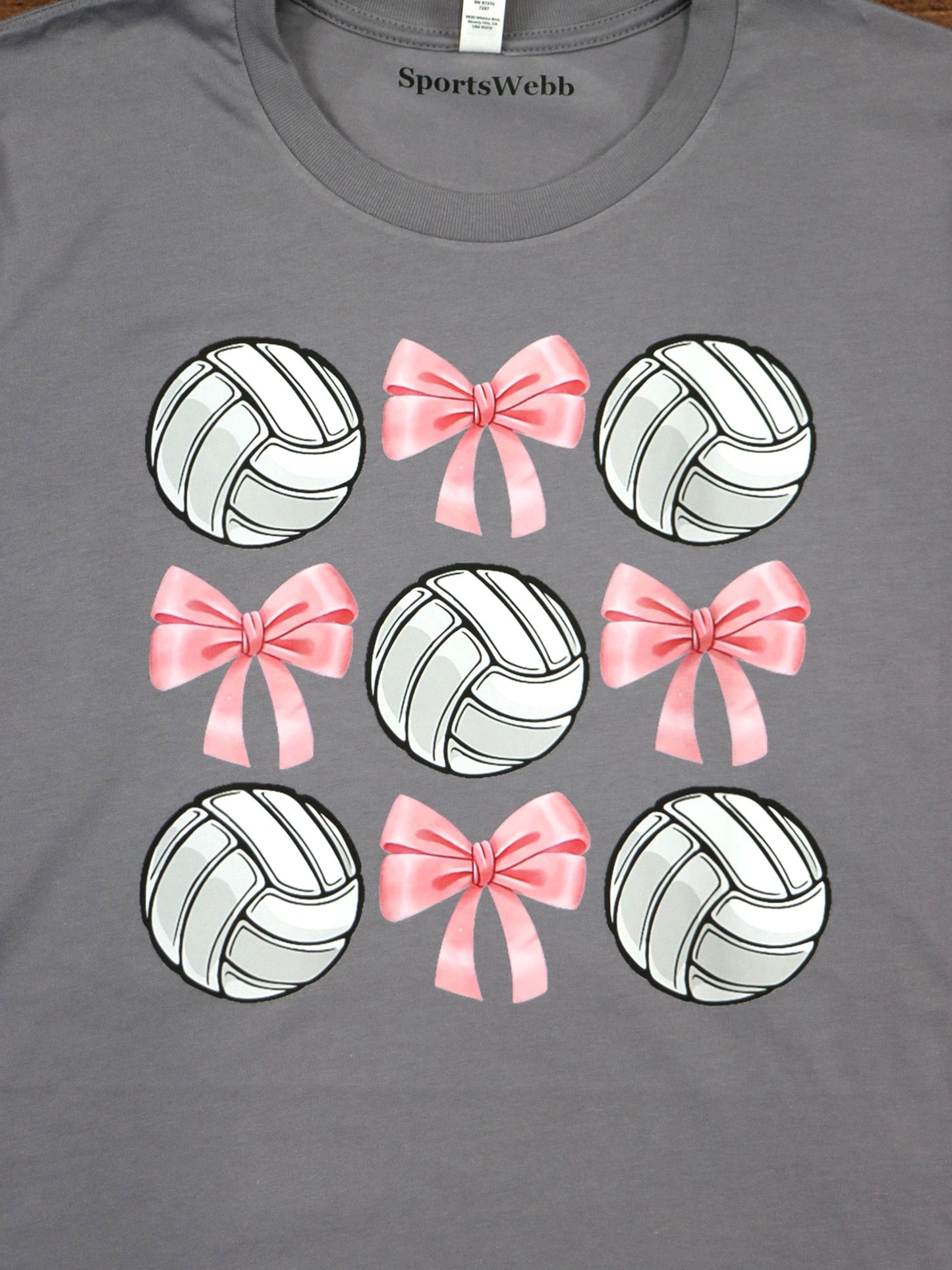 Volleyball Coquette (Pink bows)- Variety of Colors