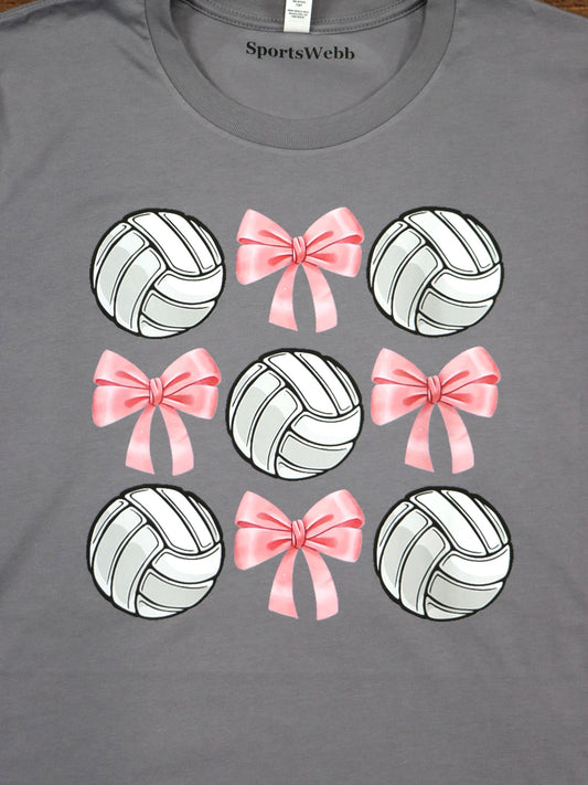 Volleyball Coquette (Pink bows)- Variety of Colors