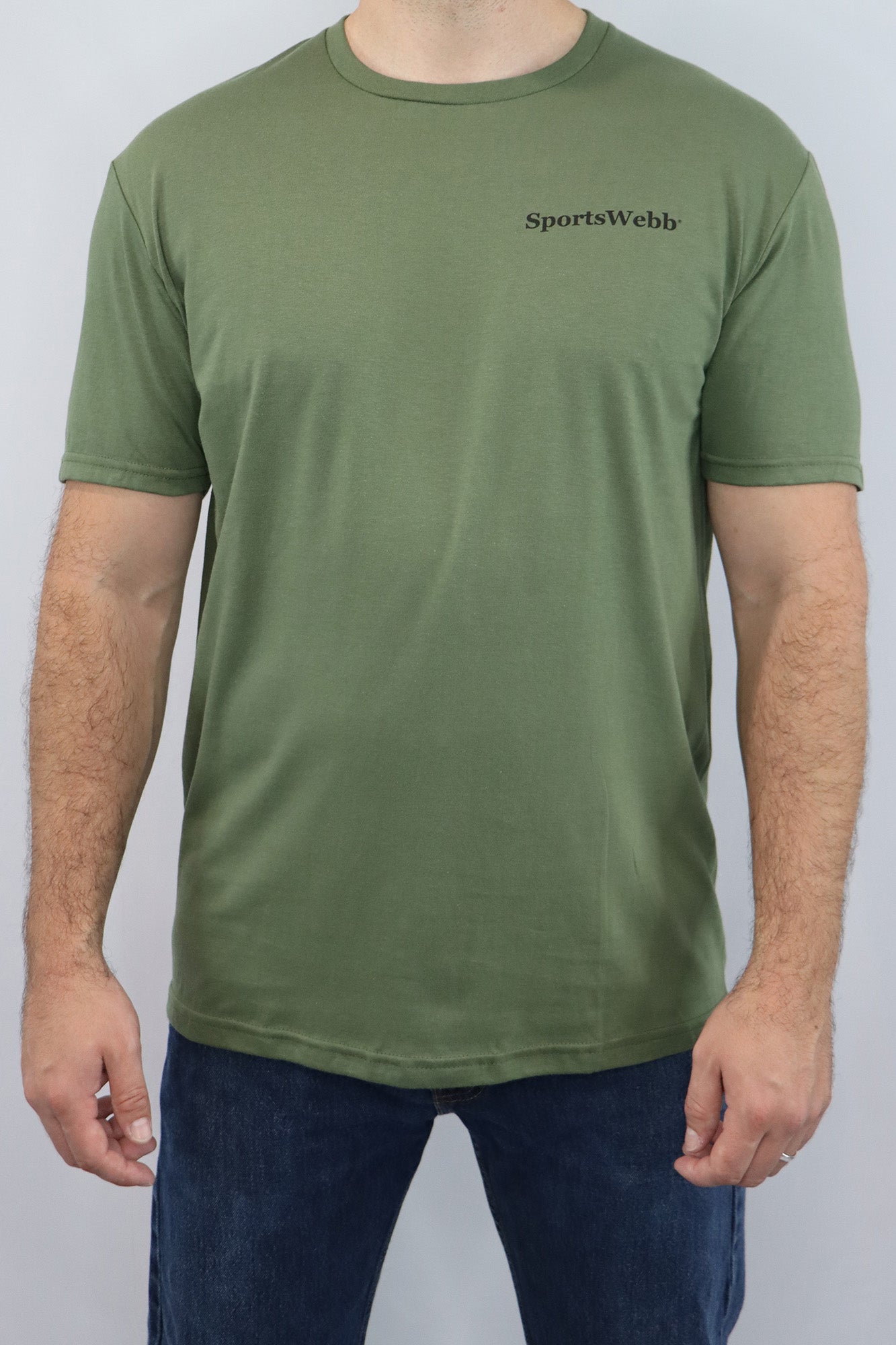 SportsWebb Unisex Short Sleeve Tee- OD Military Green