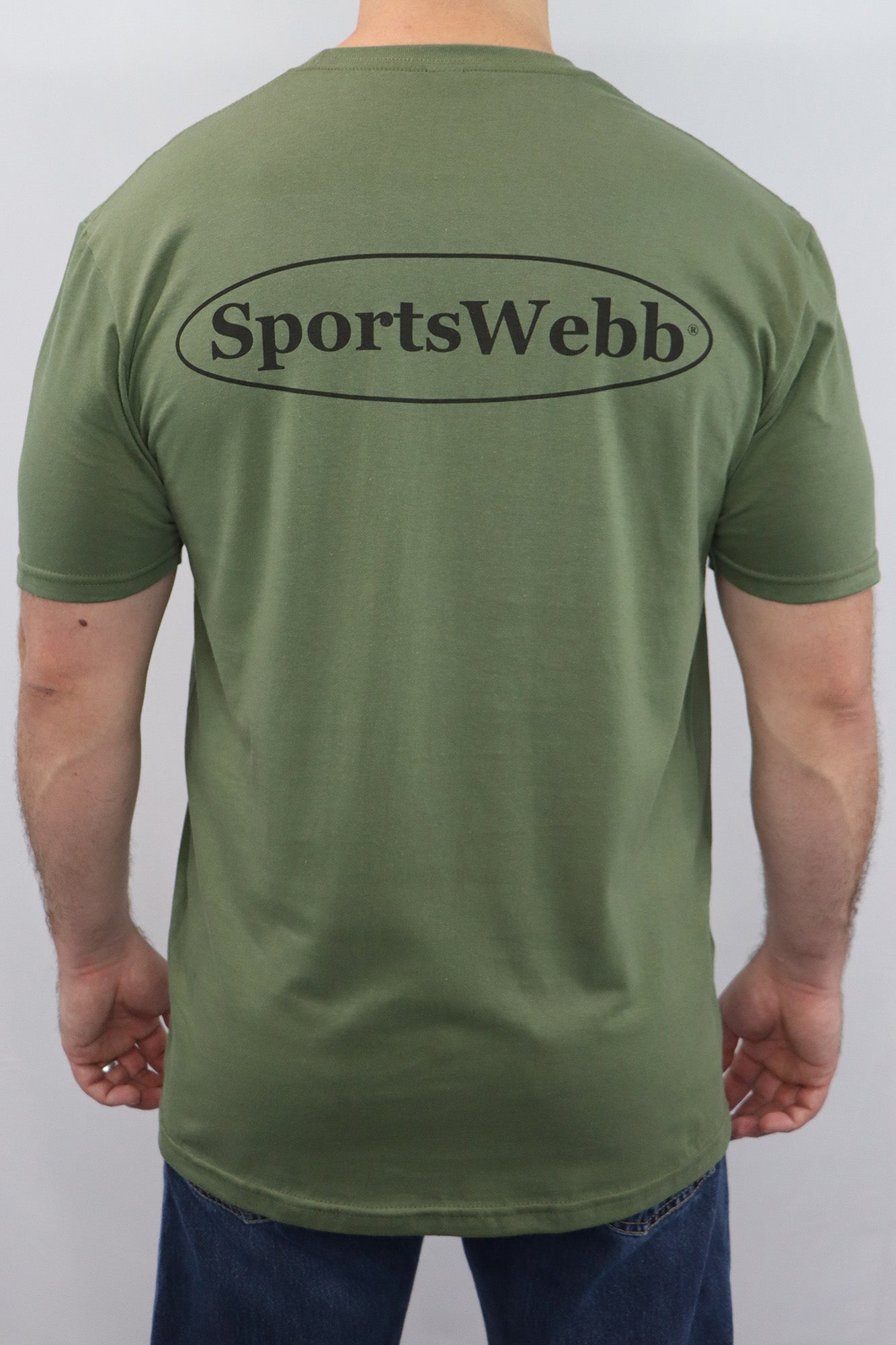 SportsWebb Unisex Short Sleeve Tee- OD Military Green