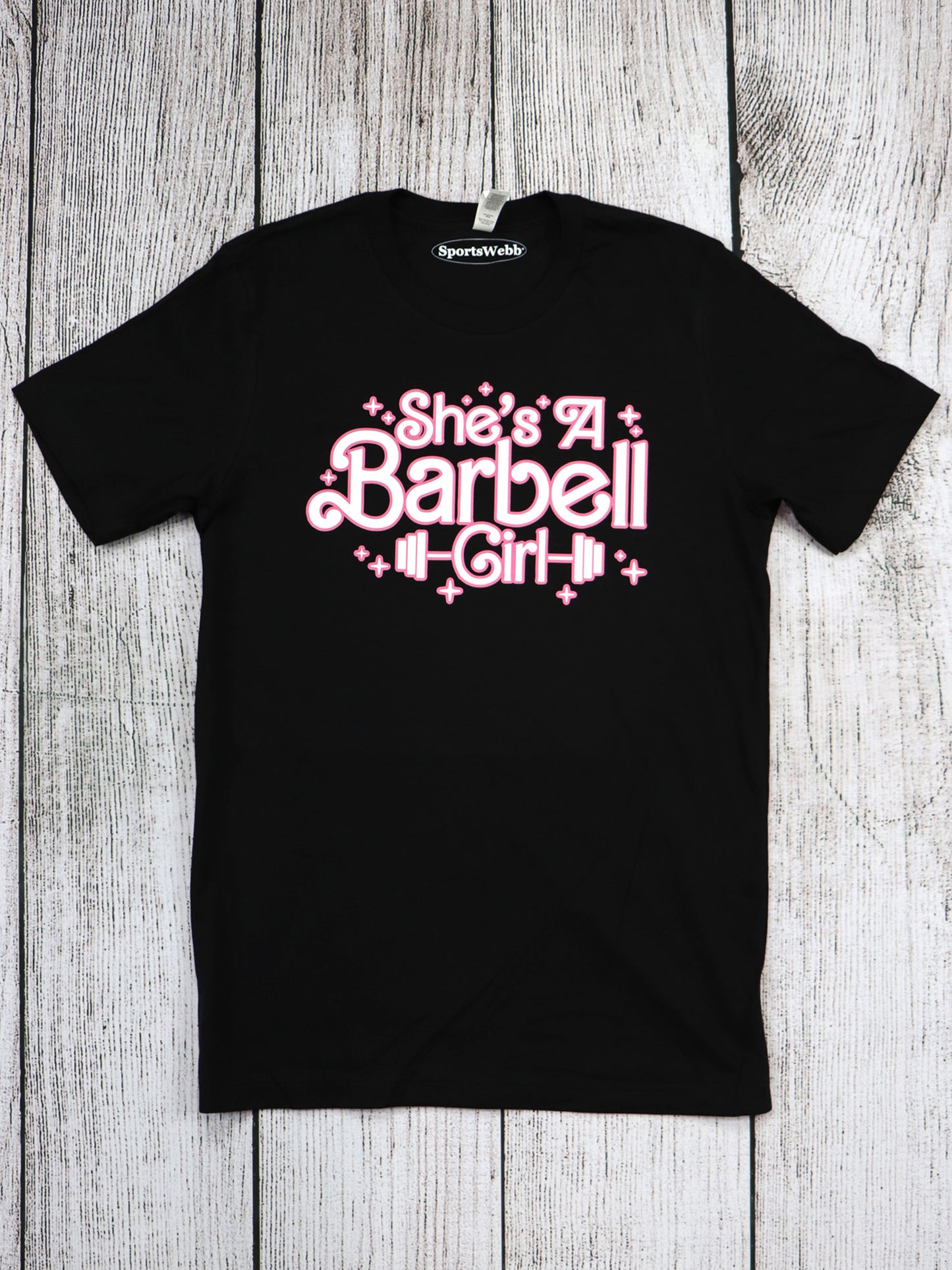 She's a Barbell Girl- Black Tee