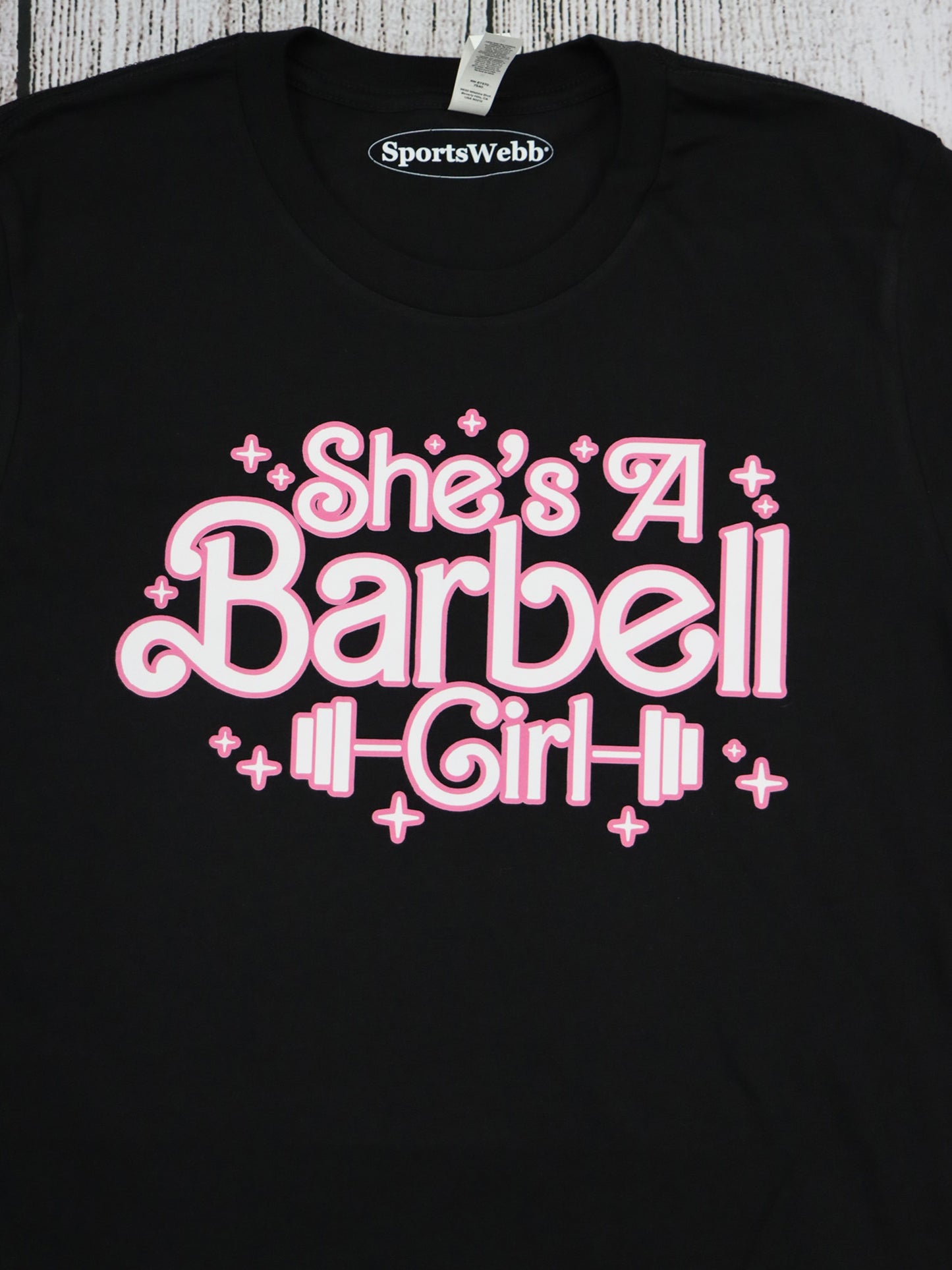 She's a Barbell Girl- Black Tee