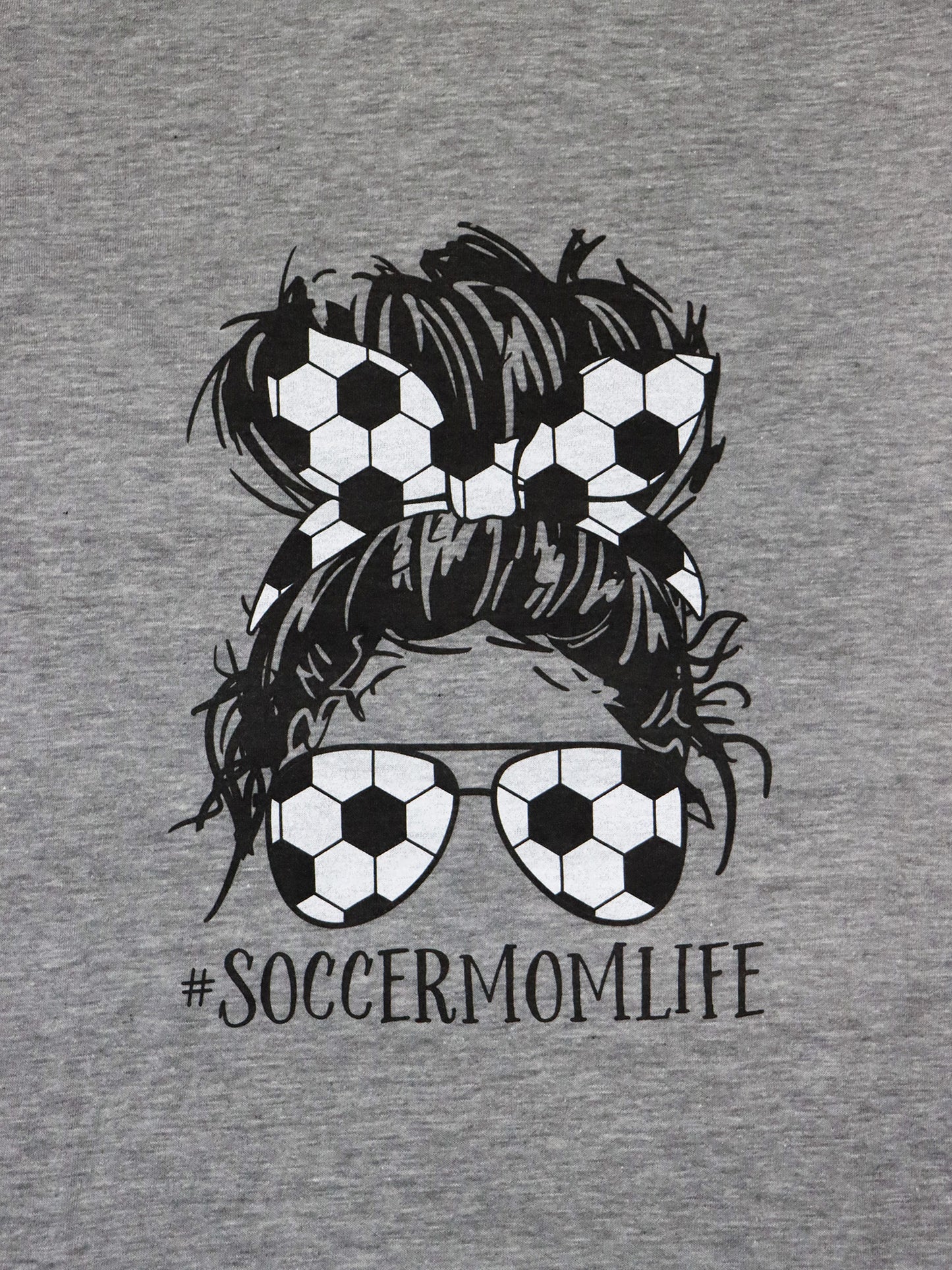 Soccer Mom Life- Short Sleeve Tee- Athletic Heather