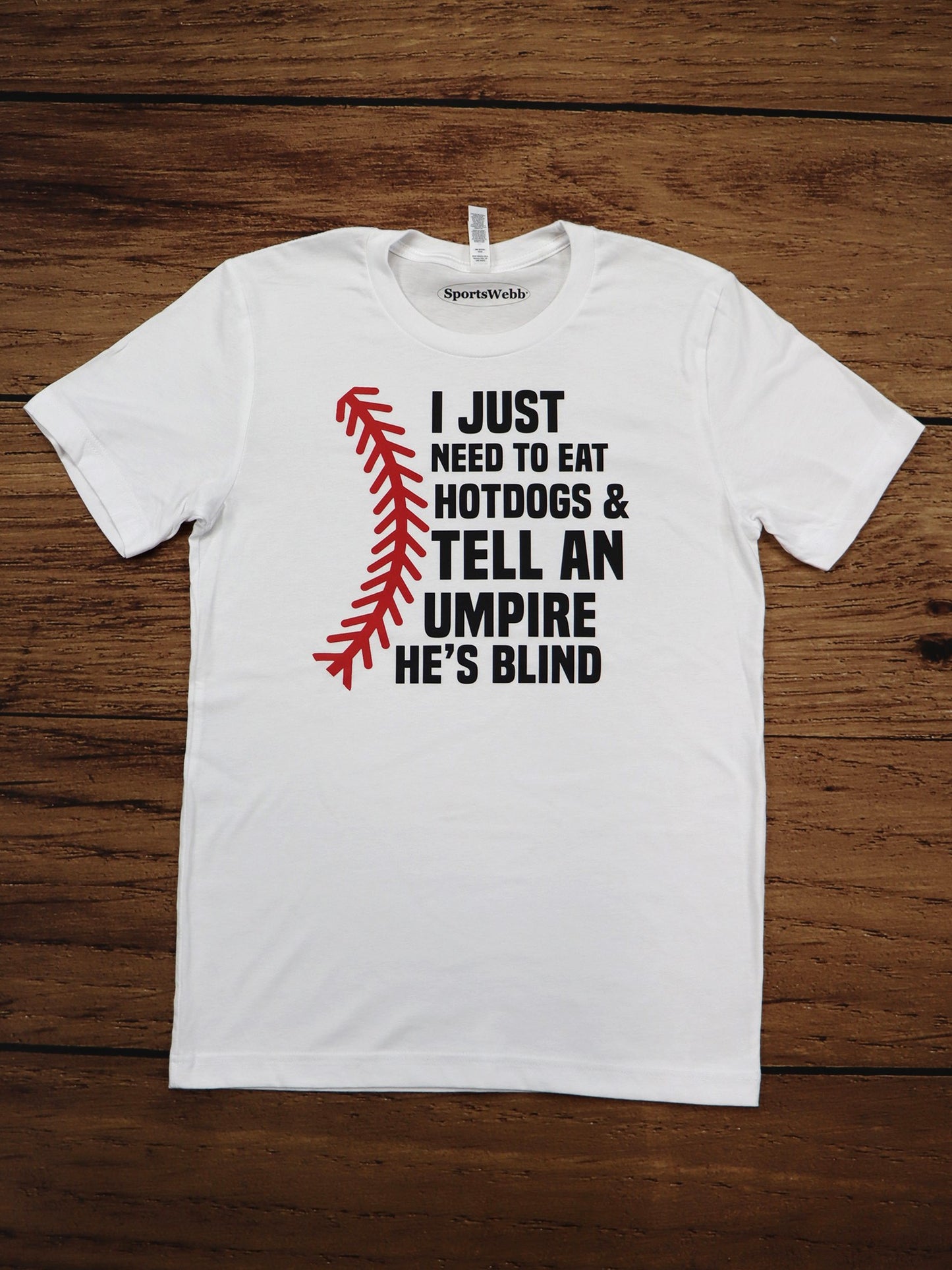 Tell an Umpire Tee- White