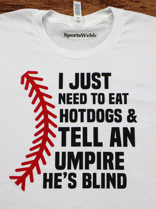 Tell an Umpire Tee- White